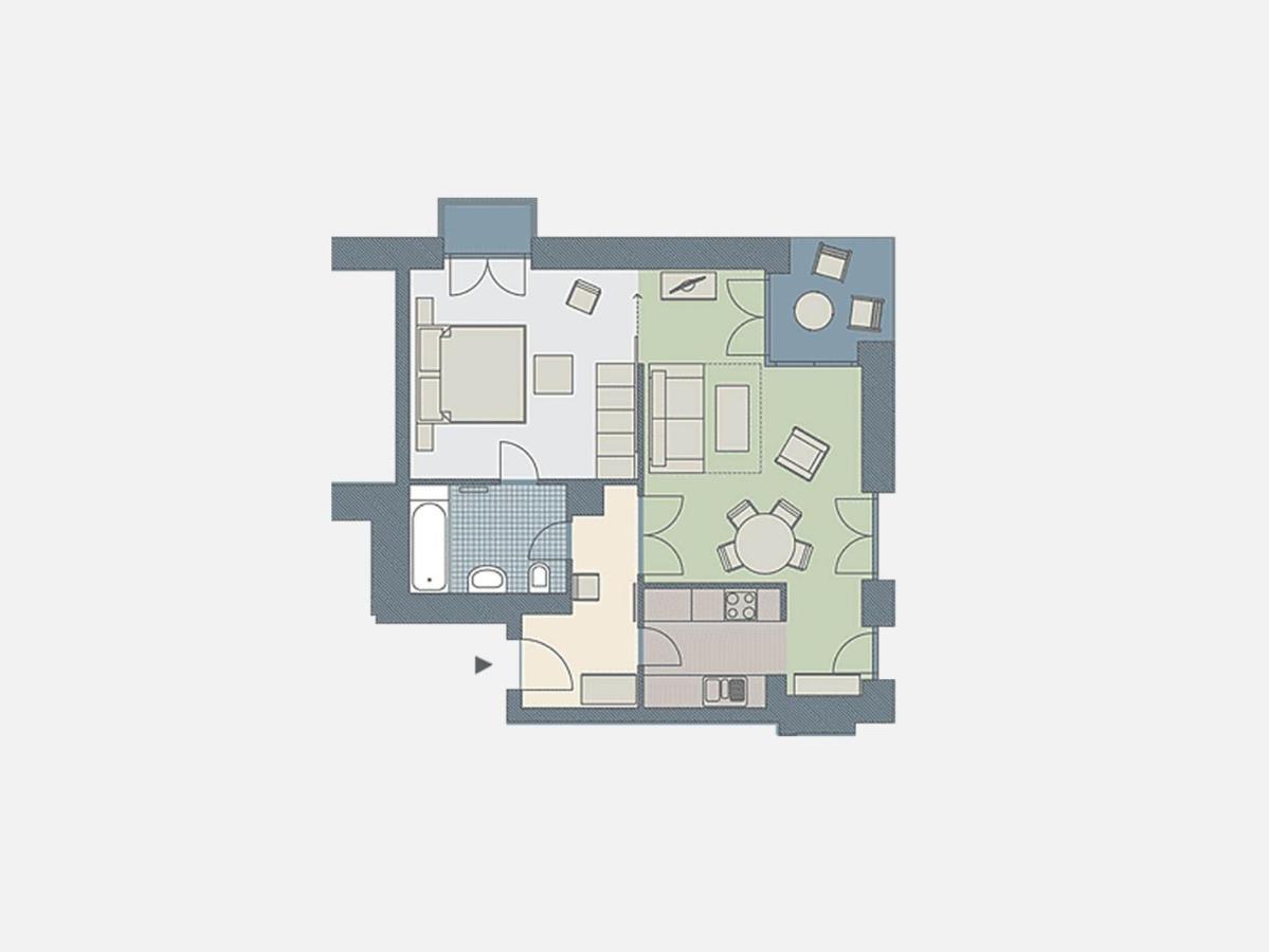 Kaiservillen Heringsdorf - Ferienwohnung Mit 1 Schlafzimmer Und Terrasse D204 Heringsdorf (Usedom) Exterior foto